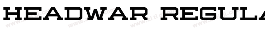 Headwar Regular字体转换 Headwar Regular字体转换